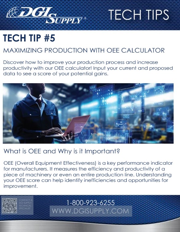 TechTip #5 - Maximizing Production with OEE Calculator