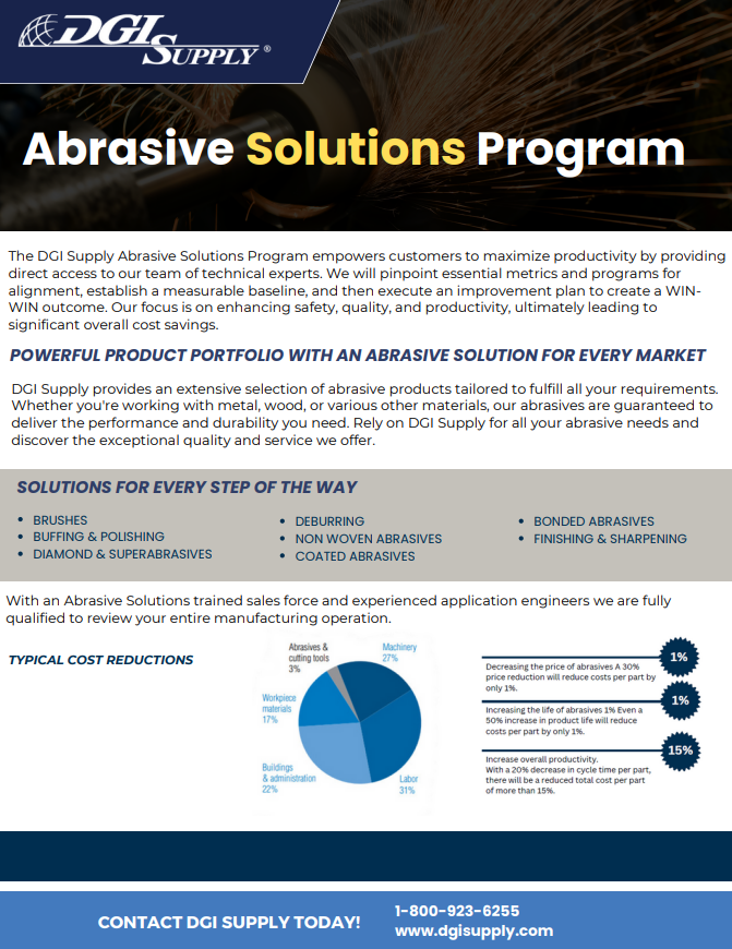 DGI Supply Abrasive Solutions Program