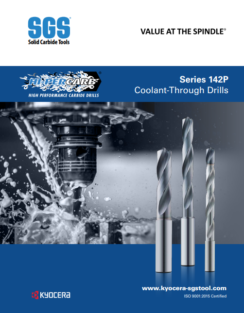 Series 142P Coolant Through Drills