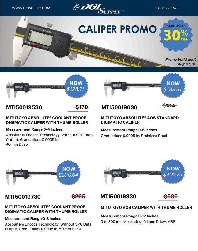 Mitutoyo Caliper Promo